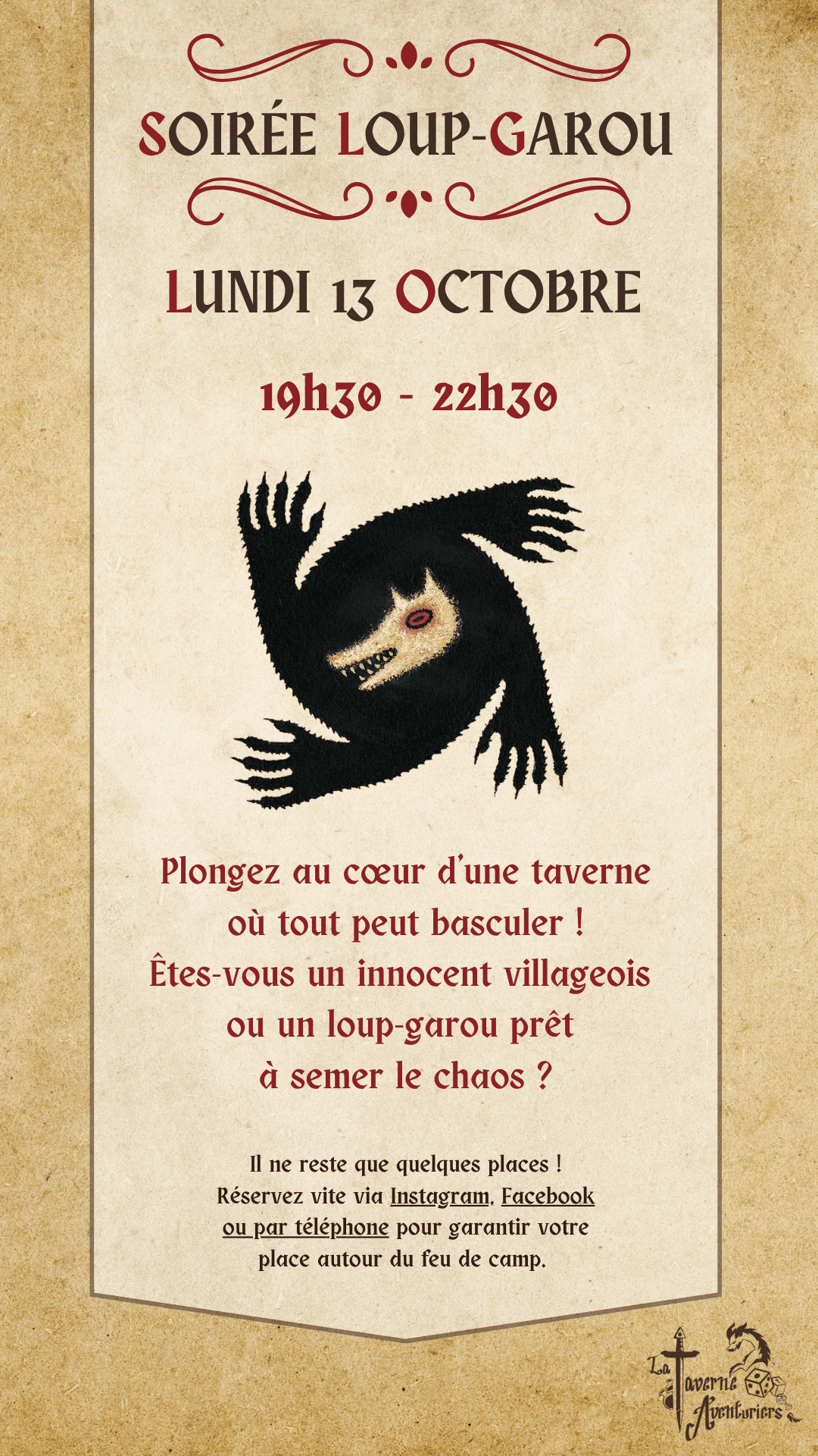 Soiree Loup Garou (Octobre)