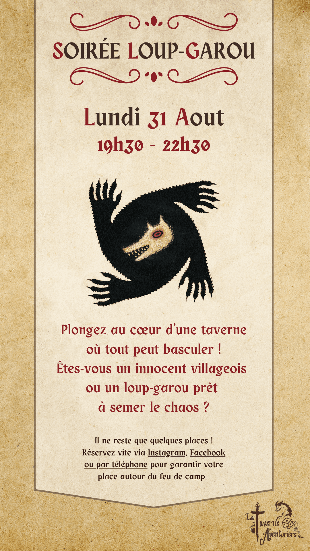 Soiree Loup Garou (Aout 2026)
