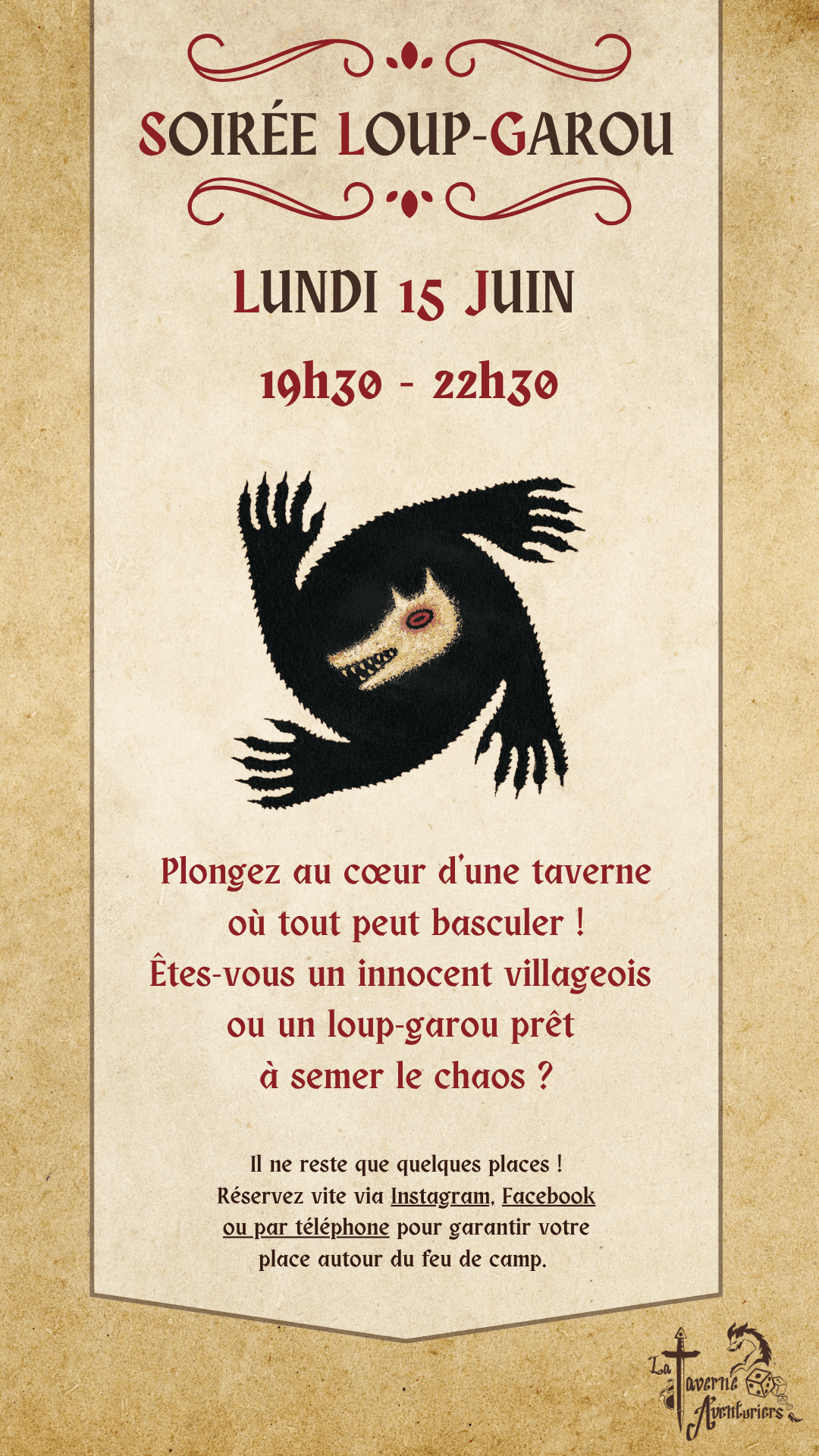 Soiree Loup Garou (Juin 2026)