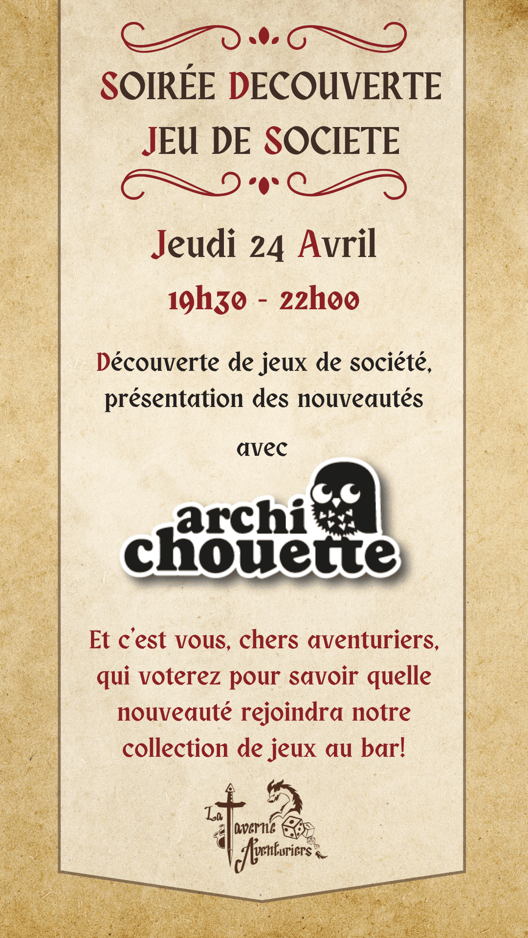 Soirée Découverte de Jeux de Société