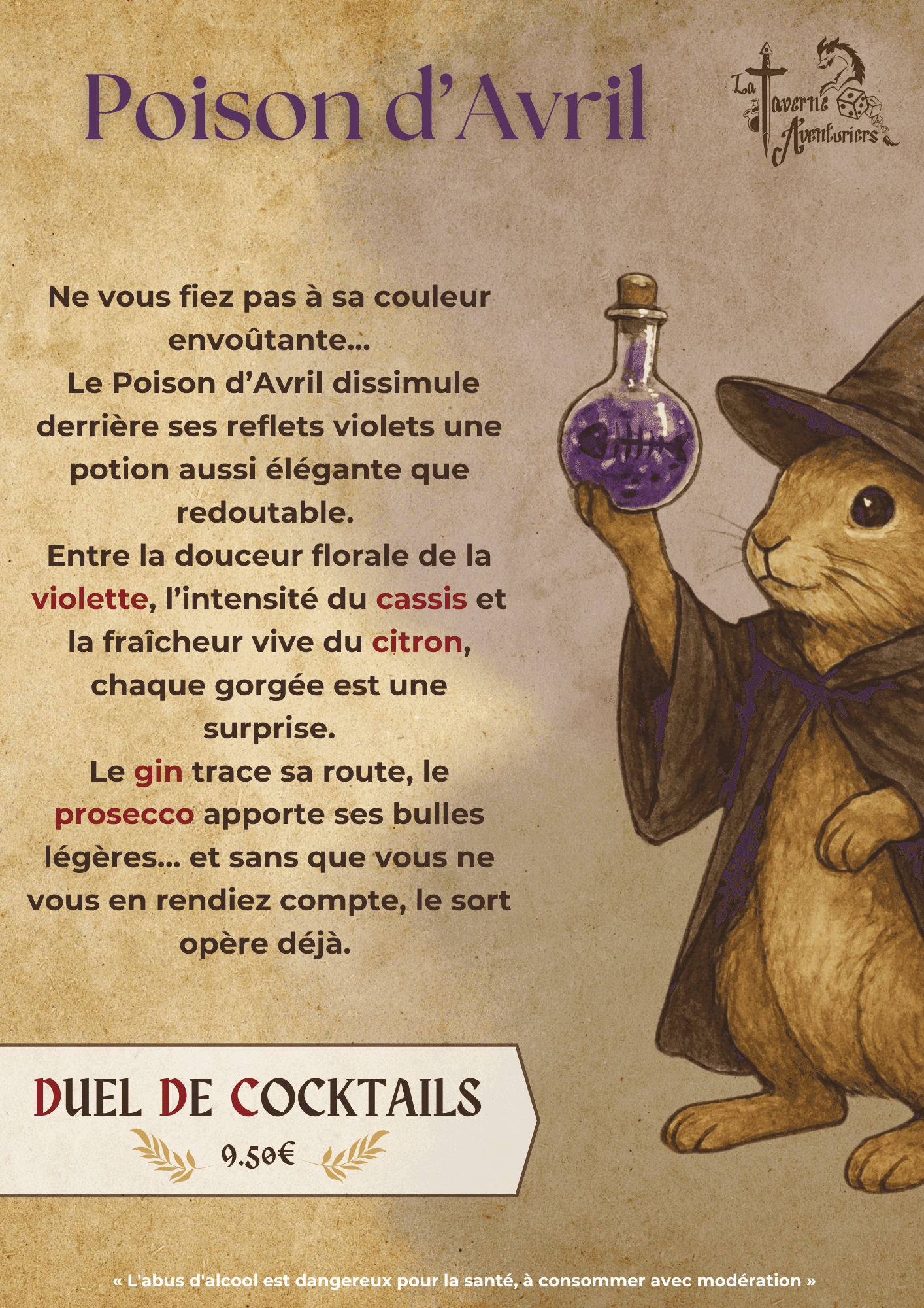 Le poison d'avril